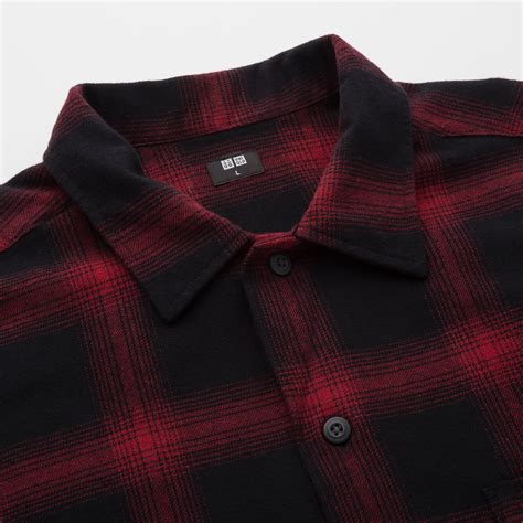 uniqlo oversized flannel